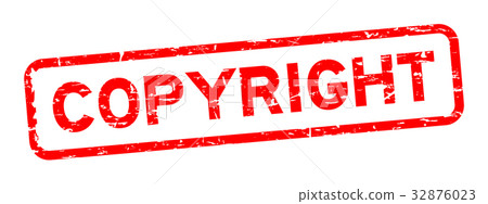 Grunge red copyright square rubber seal stamp Grunge red copyright square rubber seal stamp 32876023