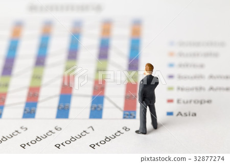 Miniature model of businessman thinking project 32877274