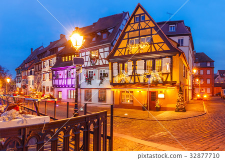 Christmas Little Venice in Colmar, Alsace, France 32877710