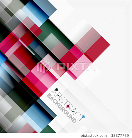 Abstract blocks template design background, simple - Stock Illustration ...