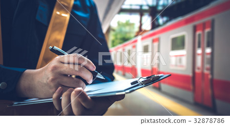 Station construction [use of background art set] station image 32878786