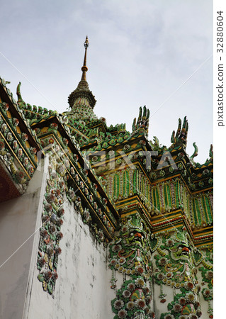 temple with green mosaic 32880604