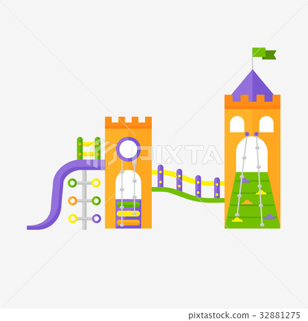 Children playground fun childhood play park 32881275