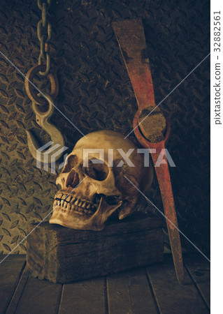 Still Life with a Skull. 32882561