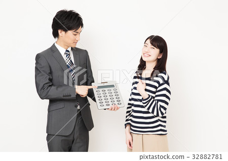 商人財務保險計算器婦女男性 32882781