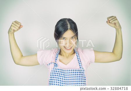 Strong muscle House wife Maid is ready for work Strong muscle House wife Maid is ready for work 32884718