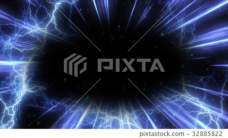 Concentrated lines and particles and lightning Concentrated lines and particles and lightning 32885822