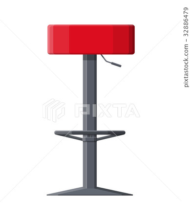Barstool chair. Pub club bar trendy equipment. 32886479