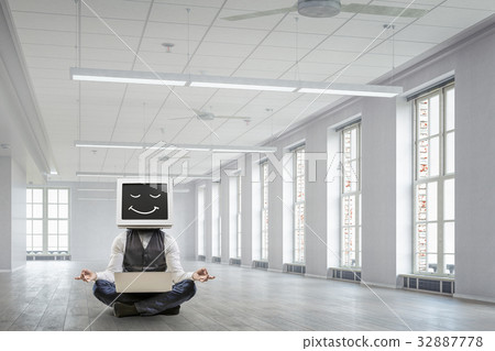 Problem of television addiction. Mixed media Problem of television addiction. Mixed media 32887778