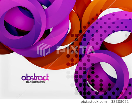 Circle background design - Stock Illustration [32888051] - PIXTA