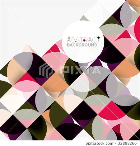 Modern geometrical abstract background circles Modern geometrical abstract background circles 32888260