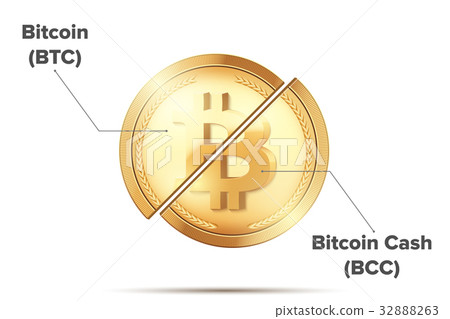 Cryptocurrency Bitcoin Separation 32888263
