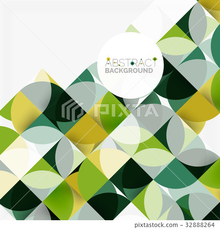 Modern geometrical abstract background circles Modern geometrical abstract background circles 32888264