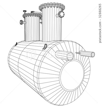 Industrial equipment capacity. Wire-frame. EPS10 Industrial equipment capacity. Wire-frame. EPS10 32888265