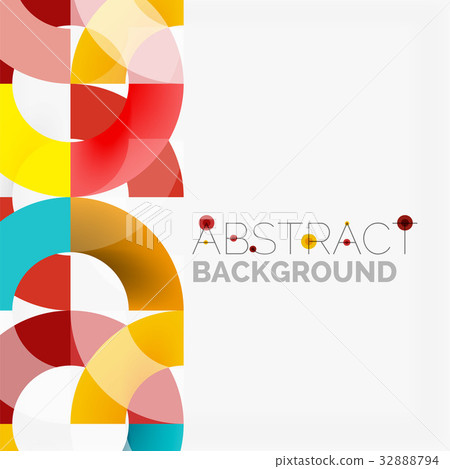 Colorful rings on grey background, modern Colorful rings on grey background, modern 32888794