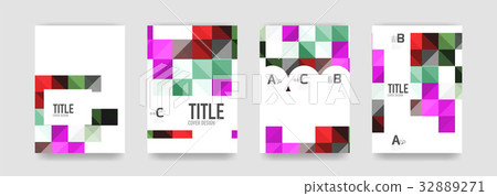 Set of brochure cover templates 32889271
