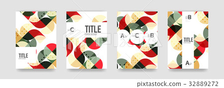Set of brochure cover templates 32889272