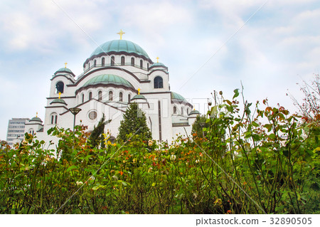 Saint Sava cathedral in Belgrade, Serbia 32890505
