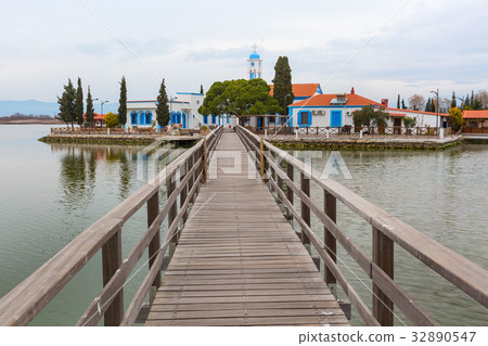 Church, Porto Lagos, Vistonida lake, Xanthi Church, Porto Lagos, Vistonida lake, Xanthi 32890547