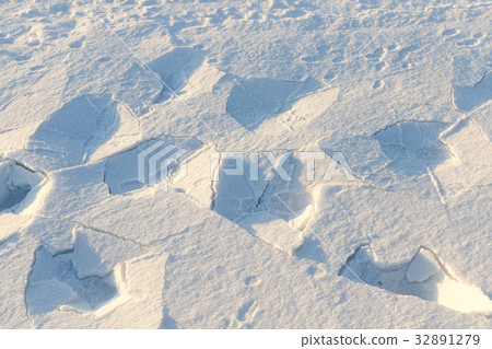 Photo snow, close-up Photo snow, close-up 32891279