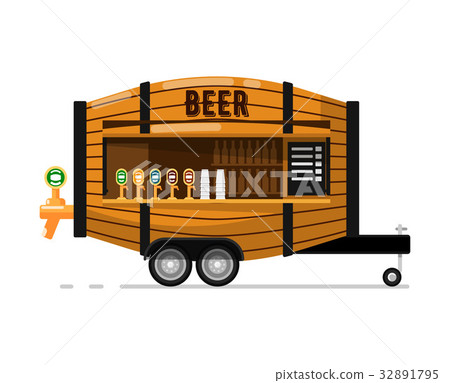 Beer pub outdoor service icon Beer pub outdoor service icon 32891795