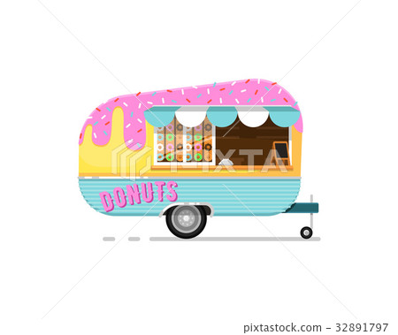 Donuts outdoor cafe service icon Donuts outdoor cafe service icon 32891797