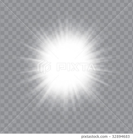 White glowing light burst explosion White glowing light burst explosion 32894683