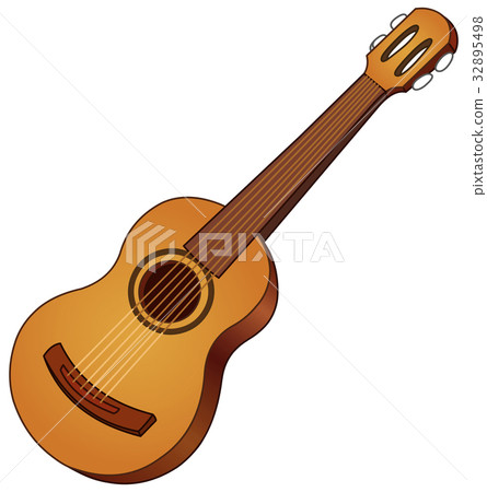 Acoustic guitar 32895498