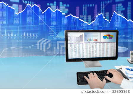 Analyzing Data on Computer 32895558