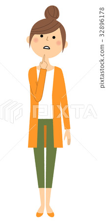 一位年輕女子認為媽媽 32896178