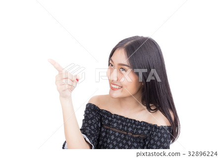 Beautiful Woman Face Portrait Beauty concept. 32896224