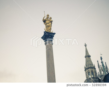 Marian column in Munich Marian column in Munich 32898394