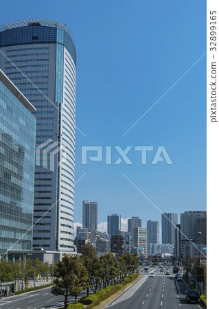 Buildings around the Toyosu Station and the cityscape 32899165