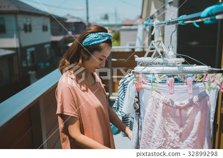 洗衣店 洗滌 主婦 32899298