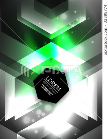 Digital technology glowing arrows 32899774