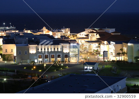 Mitsui Outlet Park Marine Pier Kobe Stock Photo