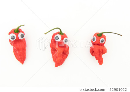Eyeball Sticker-Ghost Pepper (But Jorokia): wiggly-eyed ghost pepper 32901022