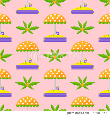 Children playground fun childhood seamless pattern Children playground fun childhood seamless pattern 32901346