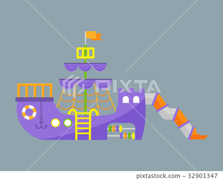 Children playground fun childhood play park Children playground fun childhood play park 32901347