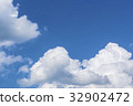 White clouds and blue sky background 32902472