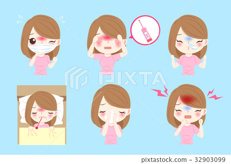 woman get cold 32903099
