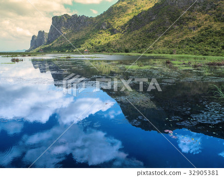 A view of Mountain in Sam Roi Yod National Park 32905381