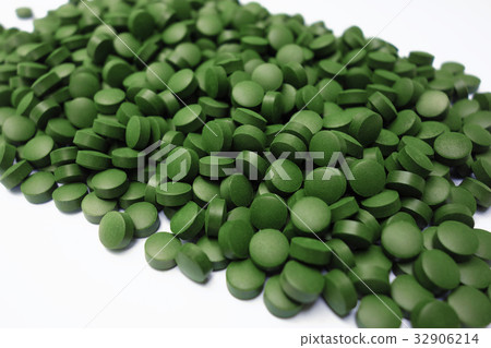 綠色藥丸 32906214