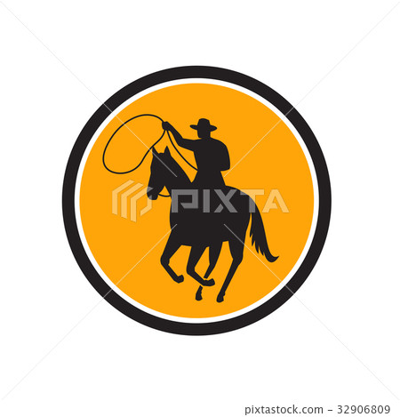 Rodeo Cowboy Team Roping Circle Rodeo Cowboy Team Roping Circle 32906809
