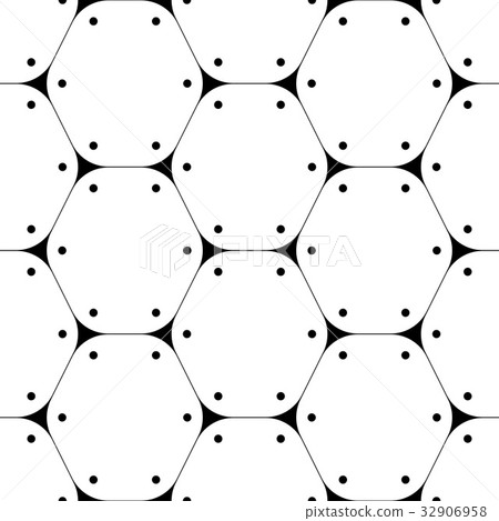 Seamless Hexagon Pattern - Stock Illustration [32906958] - PIXTA