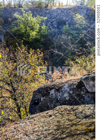 stone at unused stone quarry stone at unused stone quarry 32908081