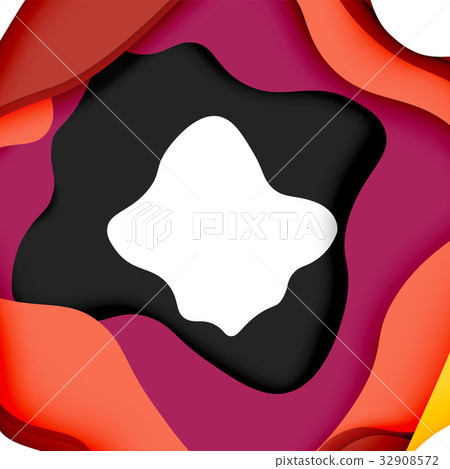 3d vector abstract background with cut shapes 3d vector abstract background with cut shapes 32908572