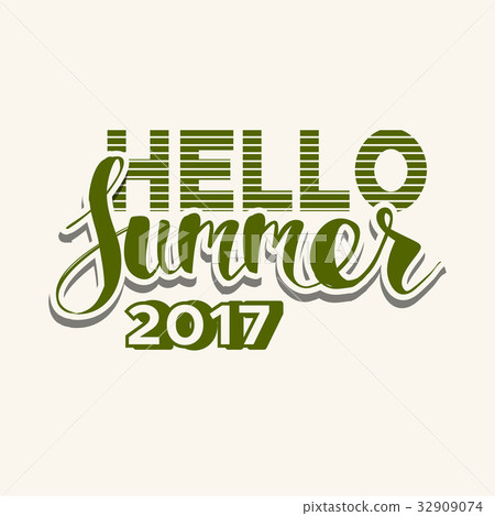Background with Lettering 32909074