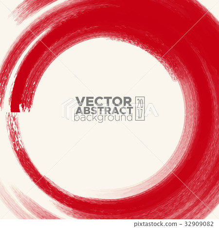 Color ink round stroke on white Color ink round stroke on white 32909082