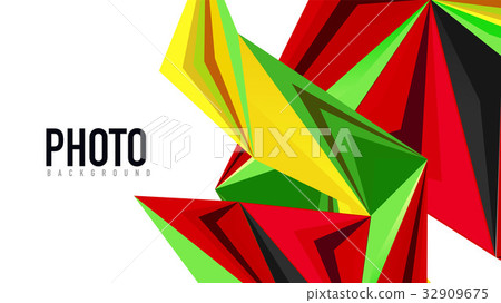 Modern triangle presentation template Modern triangle presentation template 32909675